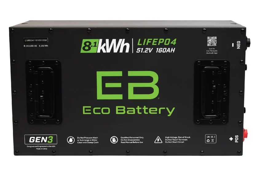 Golf Cart Battery - ECO-Battery 51V 160Ah Gen3 01