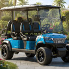 ICON i60X Golf Cart Caribbean Blue 9
